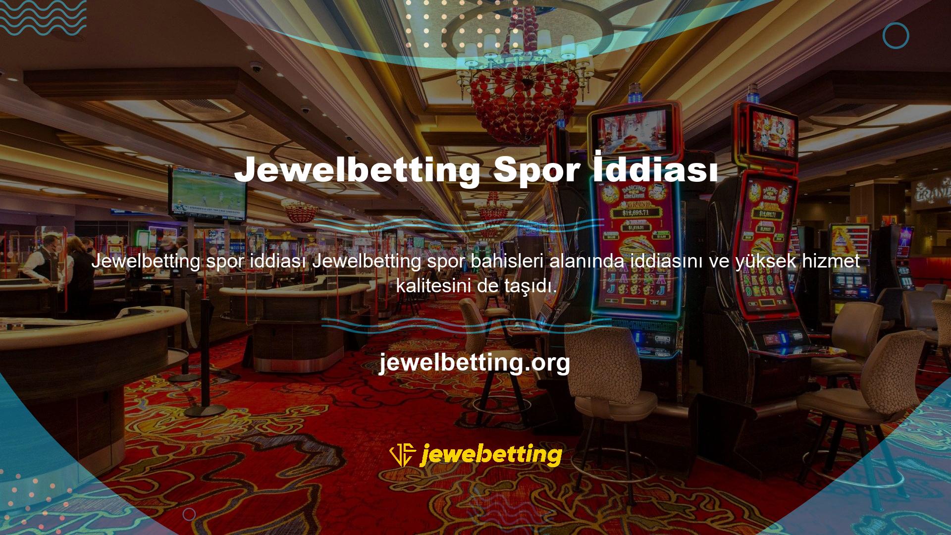 Jewelbetting çevrimiçi veya gerçek bir casinoda oynayabileceğiniz farklı oyunlar gösterdi